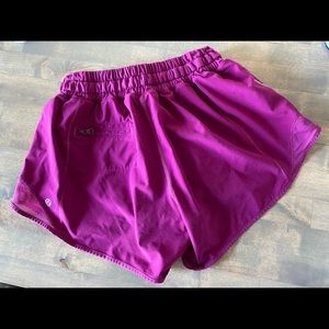 Bright purple lululemon shorts